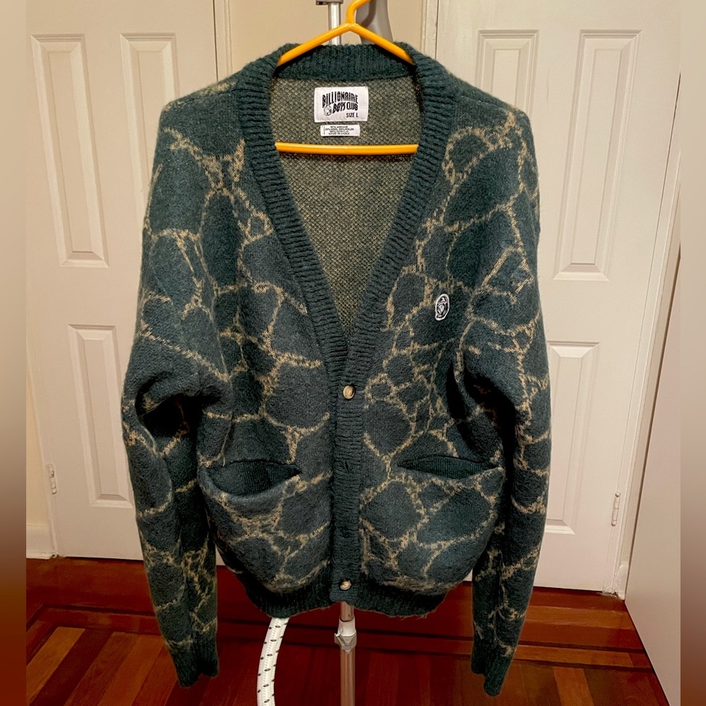 Billionaire boys club cardigan in new condition